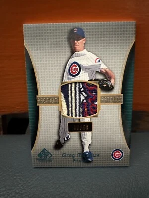 2004 Upper Deck SP Game Used Patch Greg Maddux Incredible Braves Patch #’d 50 - Image 1 of 4