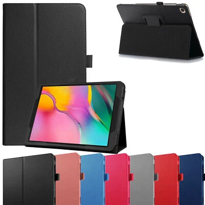 Samsung Galaxy Tab A 10.1 (2019) T510/T515 Leather Tablet Stand Flip Cover Case - image 1 of 4