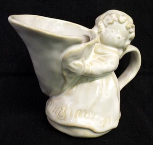Pottery Barn 12 Days of Christmas 8 Maids A Milking Creamer Off White Holiday - Picture 1 of 7