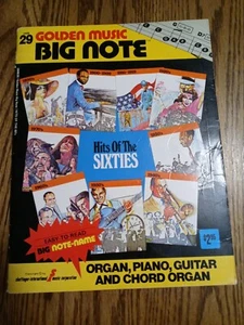Golden Music Big Note 29 Hits Of The Sixties Organ Piano Guitar Chord Organ - Picture 1 of 2
