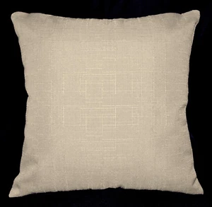 Qh08a Pale Tan Thick Cotton Blend Style Cushion Cover/Pillow Case Custom Size - Picture 1 of 6