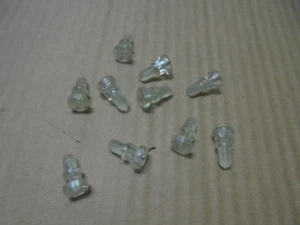 10 VITI IN PLASTICA BIANCHE PER FANALI FIAT 127 128 131 112 ALFA - Picture 1 of 1