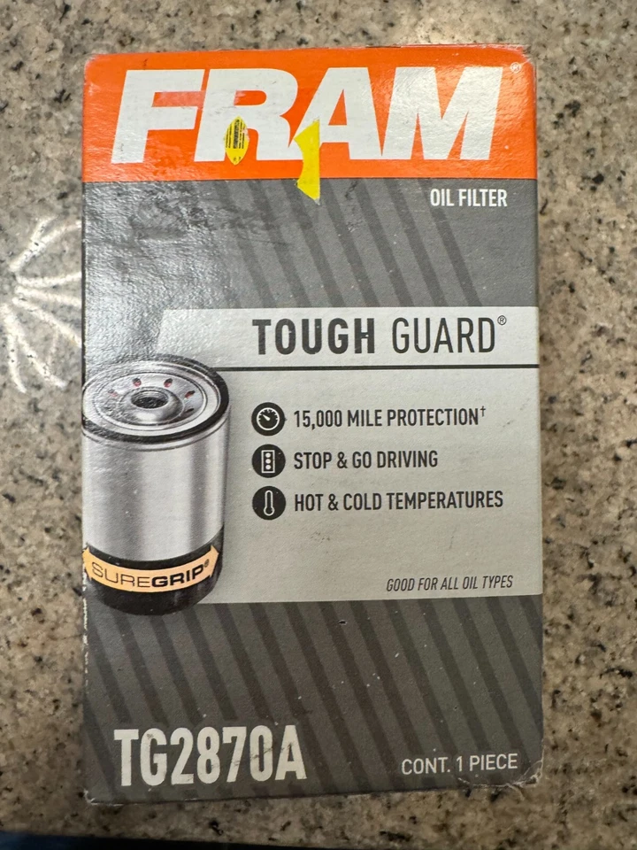 Filtros de aceite de protección resistente Fram TG2870A hasta 10000 MI ¡NUEVOS EN CAJA! Foto 1 de 1