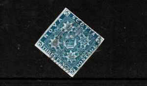 QV NOVA SCOTIA 57 3d bright blue superb used  cat £170 excellent condition - Picture 1 of 1