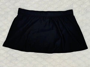 Women's Swim Skirt Skirtini Cover Up or Swimsuit Bottom, Built in Bikini, Black - Picture 1 of 6