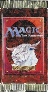 MTG: 4TH EDITION empty Hurloon Minotaur Booster Pack wrapper; edge tears, 1995 - Picture 1 of 2