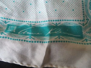 Vintage Anne Klein for Robinson Golluber Silk Scarf-#586 - Picture 1 of 1