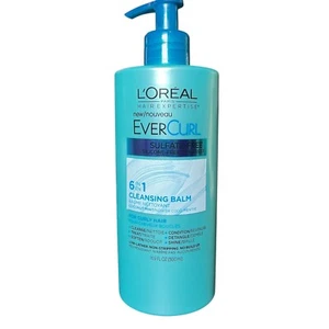 L’Oreal EverCurl 6-in-1 Cleansing Balm 16.9 fl oz – Hydrating & Frizz Control - Picture 1 of 3