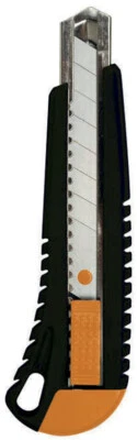 1x FISKARS Cuttermesser mit Metallführung, 18 mm, Orange/Schwarz, 1390 - Bild 1 von 4