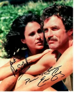 TOM SELLECK and ERIN GRAY signed autographed 8x10 MAGNUM P.I. photo - Picture 1 of 1