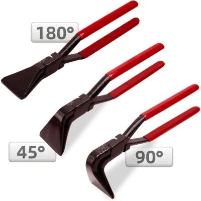 Falzzange Set Abkantzange Dachdecker 0° 45° 90° Werkzeug 3-tlg Bleche Blechzange - Bild 1 von 4
