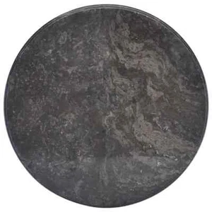 Table Top Black Ø19.7"x1" Marble vidaXL - Picture 1 of 6