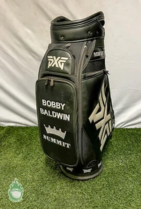 Bolso de personal PXG usado negro bordado Bobby Baldwin Summit 6 vías sin lluvia - Imagen 1 de 7