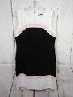 Tommy Hilfiger Dress Womens 16 Sheath Sleeveless Colorblock Career Work