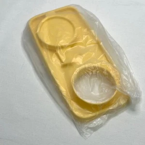 Tupperware Ersatz Müslispeicher Klappdeckel goldgelb NEU - Bild 1 von 6