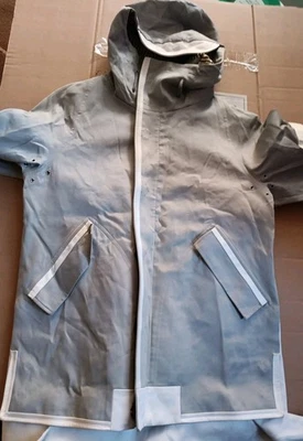 Thom Browne Jacket Grey Mackintosh ZipUp Hoodie Sz M Rare Prototype Unique OOAK  - Image 1 of 4