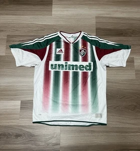 2004 Adidas Fluminense Adidas Home Soccer Jersey #11 L/XL Vintage Brazil Footbal - Picture 1 of 13