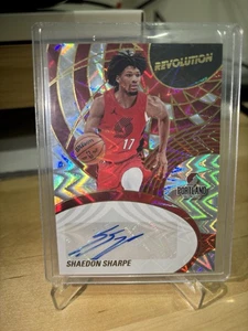 2024-25 Panini Revolution #AU-SSH Shaedon Sharpe Auto Impact /100 Trail Blazers - Picture 1 of 2