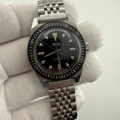 GRUEN PRECISION "Skin Diver" Cal.N510SS. Manual Wind Vintage Men’s Dive Watch - Image 1 of 4