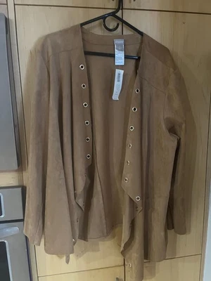 Chaqueta Chicos Imitación Gamuza Ojal Talla 4 Nueva Con Etiquetas Foto 1 de 3