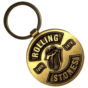 The Rolling Stones Classic Tongue Tour 78 Double-Sided Keyring  Keychain - Imagen 1 de 2