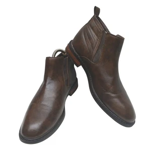 Stivali Chelsea Oliver Mason Corbin da uomo in ecopelle marrone taglia 10 M - Foto 1 di 12