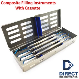 Blue Titanium Dental Amalgam Composite Filling Instrument Cassette Sterilization - Picture 1 of 8