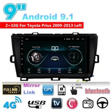 9'' Android 9.1 Car Stereo Radio 2+32GB GPS For Toyota Prius 2009-13 Left Drive