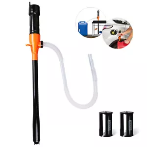 Battery Powered Electric Fuel Transfer Siphon Pump Gas Oil Water Liquid 2.2 GPM - Picture 1 of 12