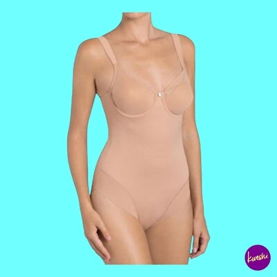 Body modelador feminino TRIUMPH True Sensation, com fio, pele lisa, Reino Unido 42DD - Imagem 1 de 4