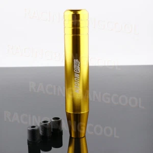18CM Gold Mugen Universal Aluminum Racing Shift Knob Manual Shifter Lever Knob - Picture 1 of 4