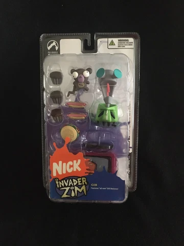 INVADER ZIM GIR Action Figure Palisades Nickelodeon 2005 Vintage Toys Cover