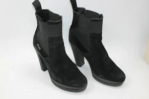 CESARE PACIOTTI women boots sz 7.5 Europe 38 black suede S7937 - Picture 1 of 6