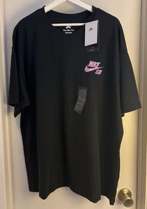NIKE SB Spider GLOW IN THE DARK T Shirt Black NEW NWT size XL Sneakerhead - Picture 1 of 16