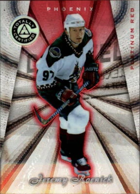 1997-98 Pinnacle Totally Certified Platinum Red #65 Jeremy Roenick Card /6199 - Image 1 of 2