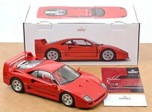 1:12 Ferrari F40 1987 Red - Diecast Model - Norev (Updated Version) - Picture 1 of 1
