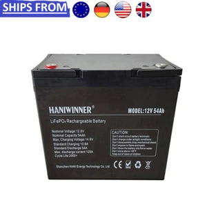 12.8V 54Ah LiFePO4 Lithium Battery 691Wh Energy Small Size LiFePO4 Battery - Picture 1 of 21