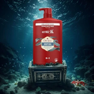 Old Spice Whitewater Shower Gel & Shampoo For Men 1000 ml, 3-in-1 Body-Hair-Face - Picture 1 of 8