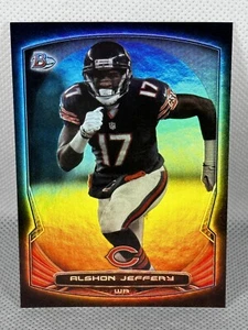 2014 Bowman 4 Alshon Jeffery Rainbow Black Foilfractor Baltimore Ravens Card - Picture 1 of 3
