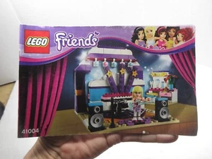 LEGO 41004 2013 Friends escenario de ensayo manual de instrucciones solo - Imagen 1 de 3