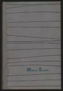 Modern Essays Edited Russel Nye 1953 1st edition Vintage School Book - Picture 1 of 1
