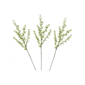 Pack of 3 Mini Artificial Berry Branches 78cm/30 Inches Pale Lemon - Picture 1 of 2