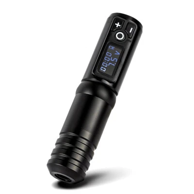 Kit de pluma de máquina de tatuaje inalámbrica fuente de alimentación de batería cartuchos agujas fuentes Foto 1 de 4