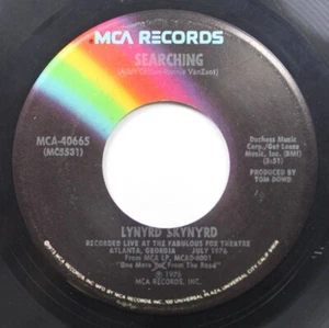 Rock 45 Lynyrd Skynyrd - Searching / Free Bird On Mca Records - Picture 1 of 2