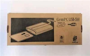 GEMPLUS USB-SW HWP108919 C - SMART CARD READER LETTORE USB - NUOVO FATTURABILE - Afbeelding 1 van 2