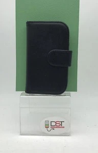 Cover Case a  Libretto per Samsung Galaxy Fame GT-S6810 sintetica Nera - Foto 1 di 4