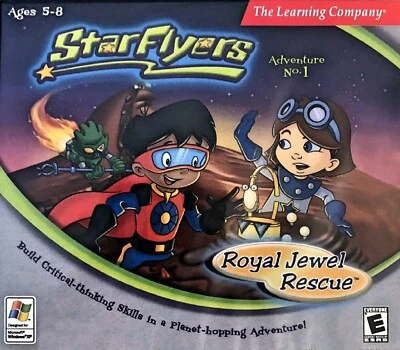 Star Flyers Adventure No. 1 Royal Jewel Rescue Ages 5-8 Learning Company Sealed - Image 1 of 4