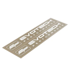 Evotech Performance Logo Sticker (White) - Picture 1 of 2