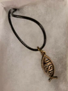 Christian Small Jesus Fish Necklace - Picture 1 of 1