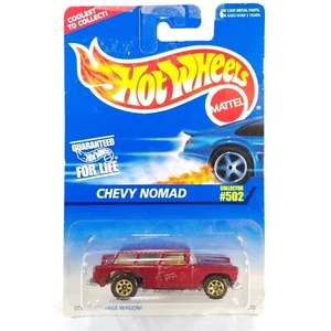 Hot Wheels Chevy Nomad rot 1996 #502 Solid Lenkrad 15770 neu auf Karton - Bild 1 von 8